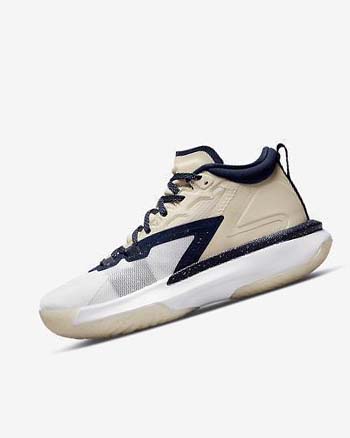 Nike Zion 1 Kaki Blancos Azul Marino | MX 4962
